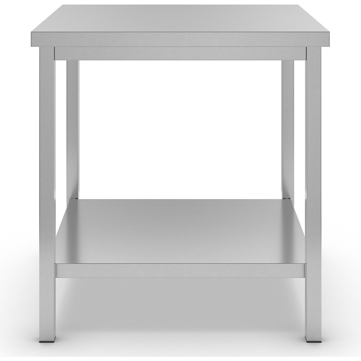 Delovna miza iz krom-nikljevega jekla – eurokraft basic (Slika izdelka 6)-5