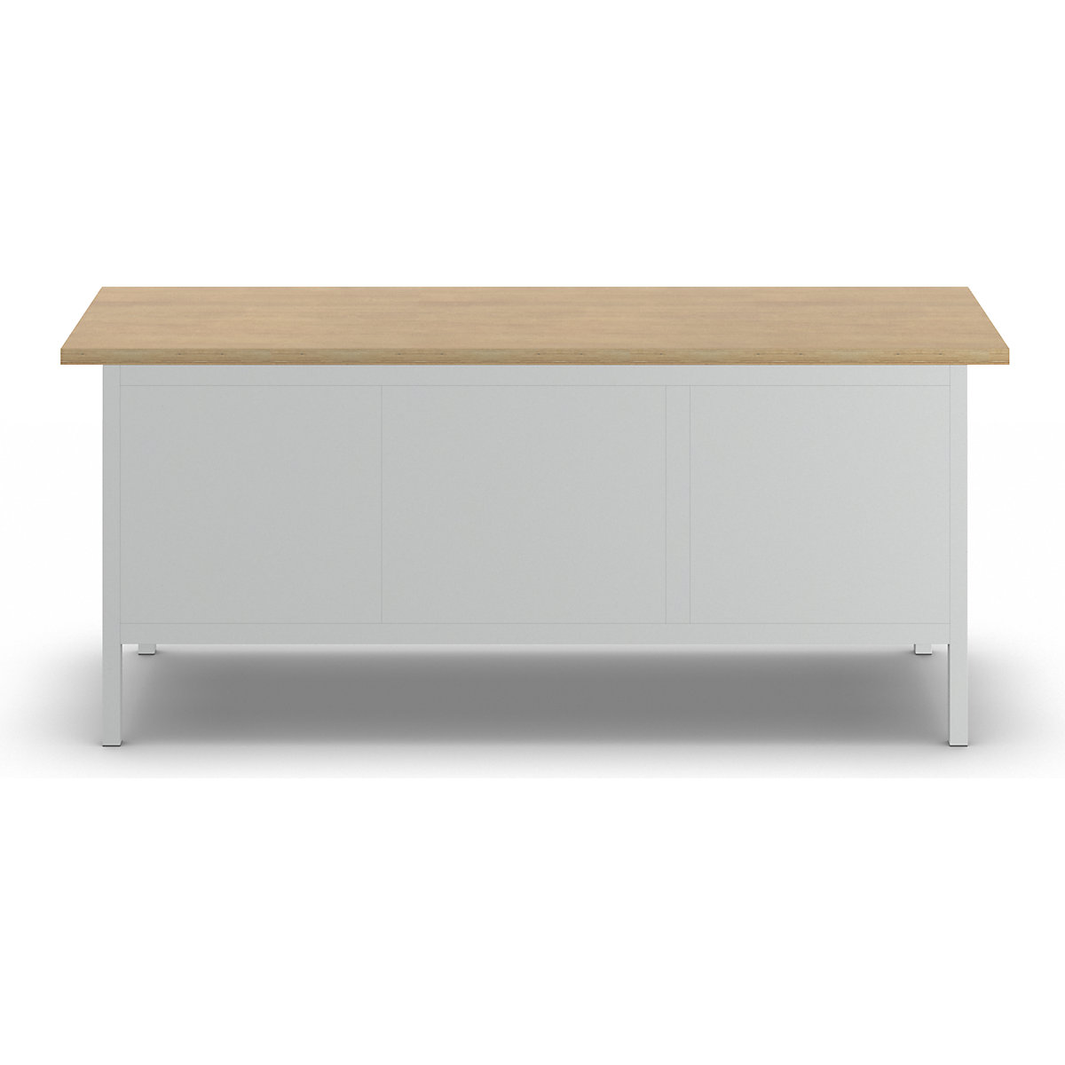 Delovna miza s ploščo iz masivne bukovine, izvedba z ogrodjem – LISTA (Slika izdelka 6)-5