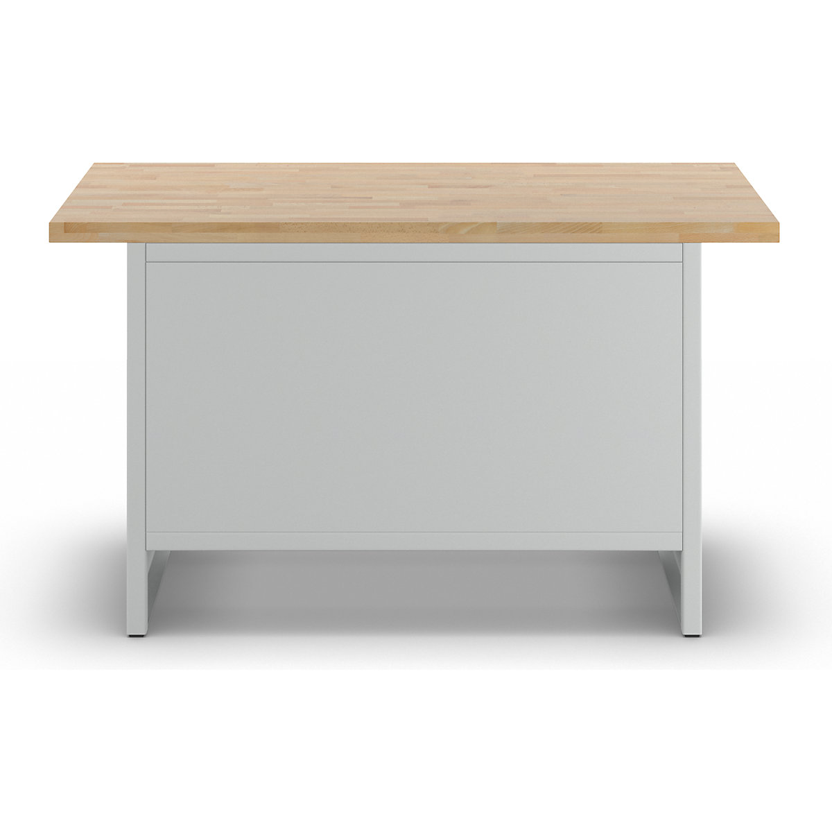 Delovna miza z zaprtimi stranicami – eurokraft basic (Slika izdelka 3)-2