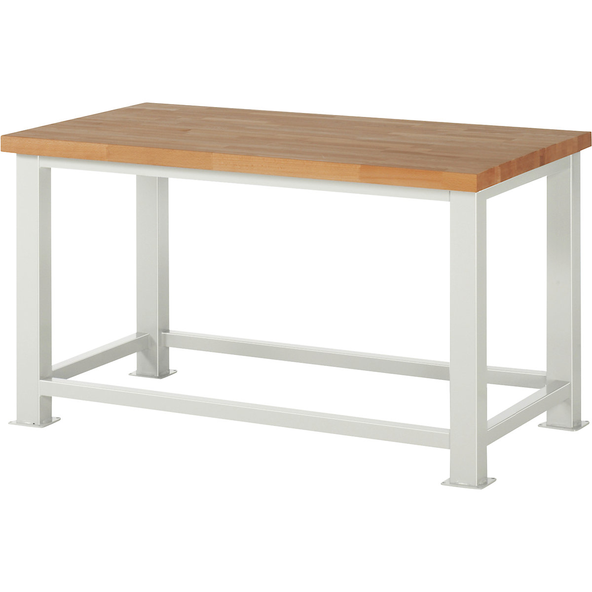 Delovna miza za velike obremenitve – RAU, debelina plošče 50 mm, ŠxG 1500 x 900 mm-8