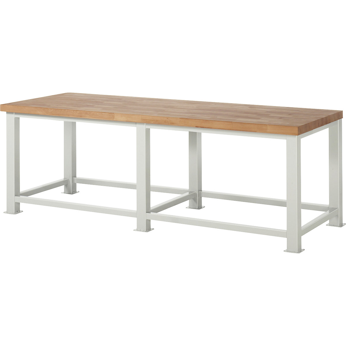 Delovna miza za velike obremenitve – RAU, debelina plošče 50 mm, ŠxG 2500 x 900 mm-2