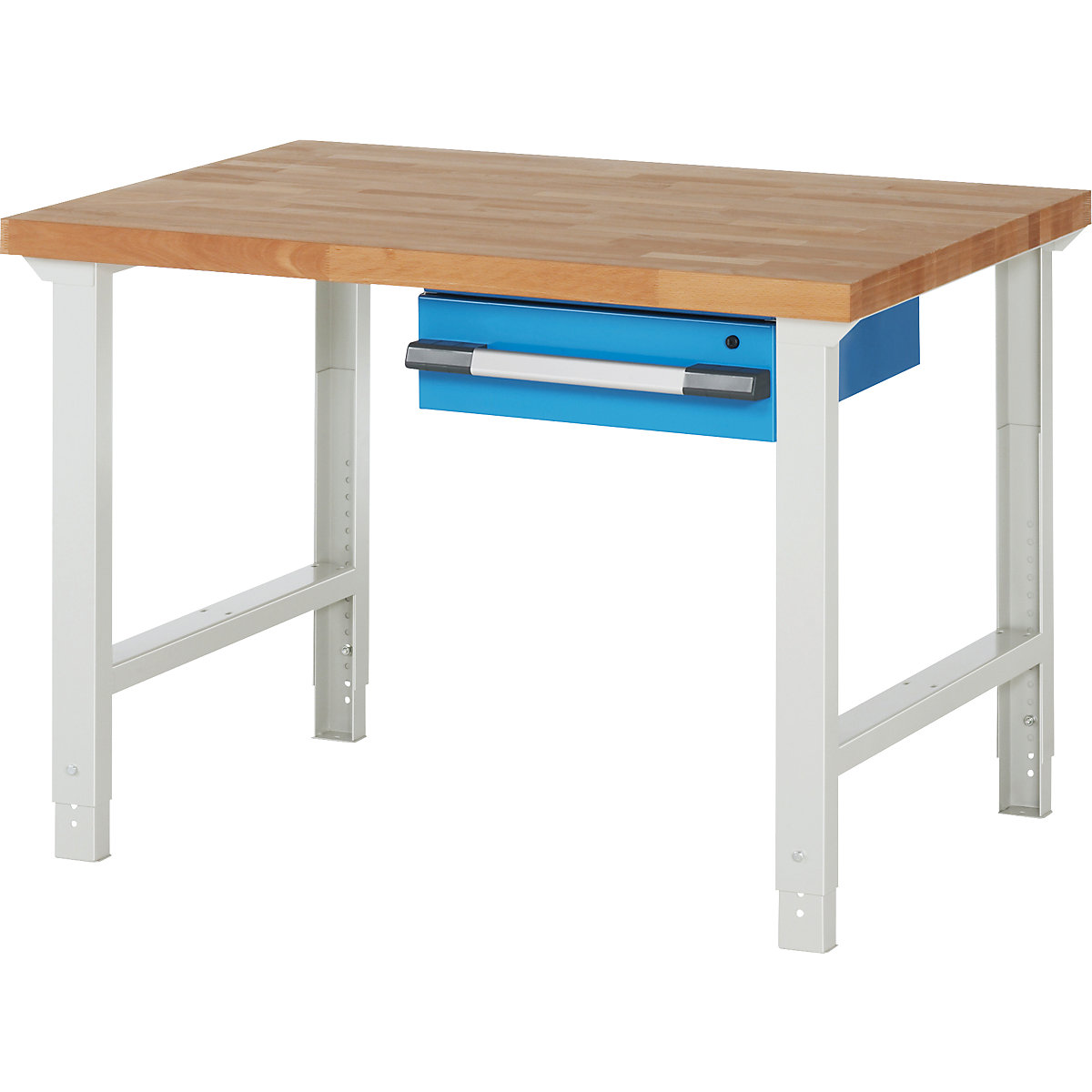 EUROKRAFTpro – Modulna delovna miza, 1 viseč predal, ŠxG 1250 x 900 mm