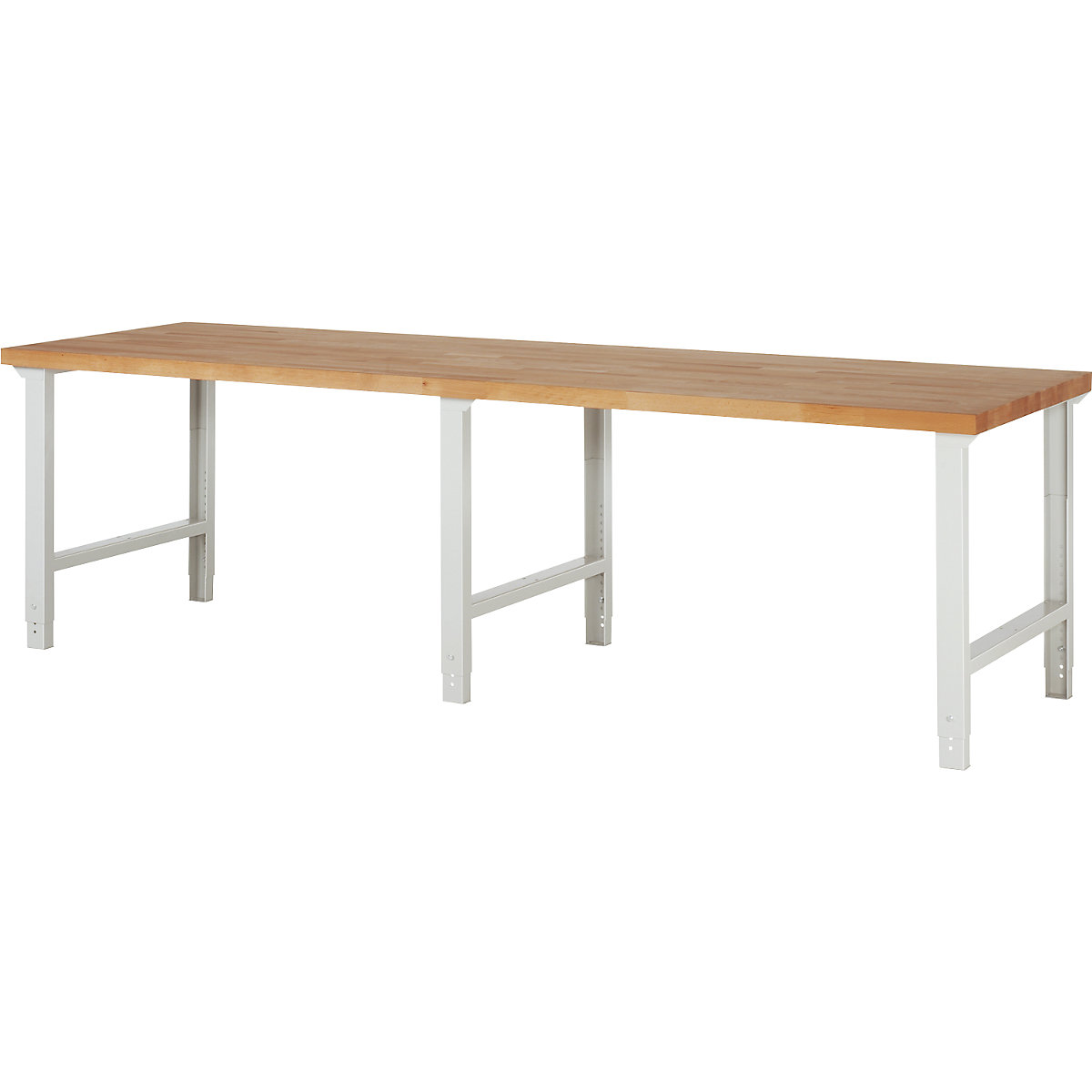 EUROKRAFTpro – Modulna delovna miza, brez spodnjih elementov, zelo široka izvedba, ŠxG 3000 x 900 mm
