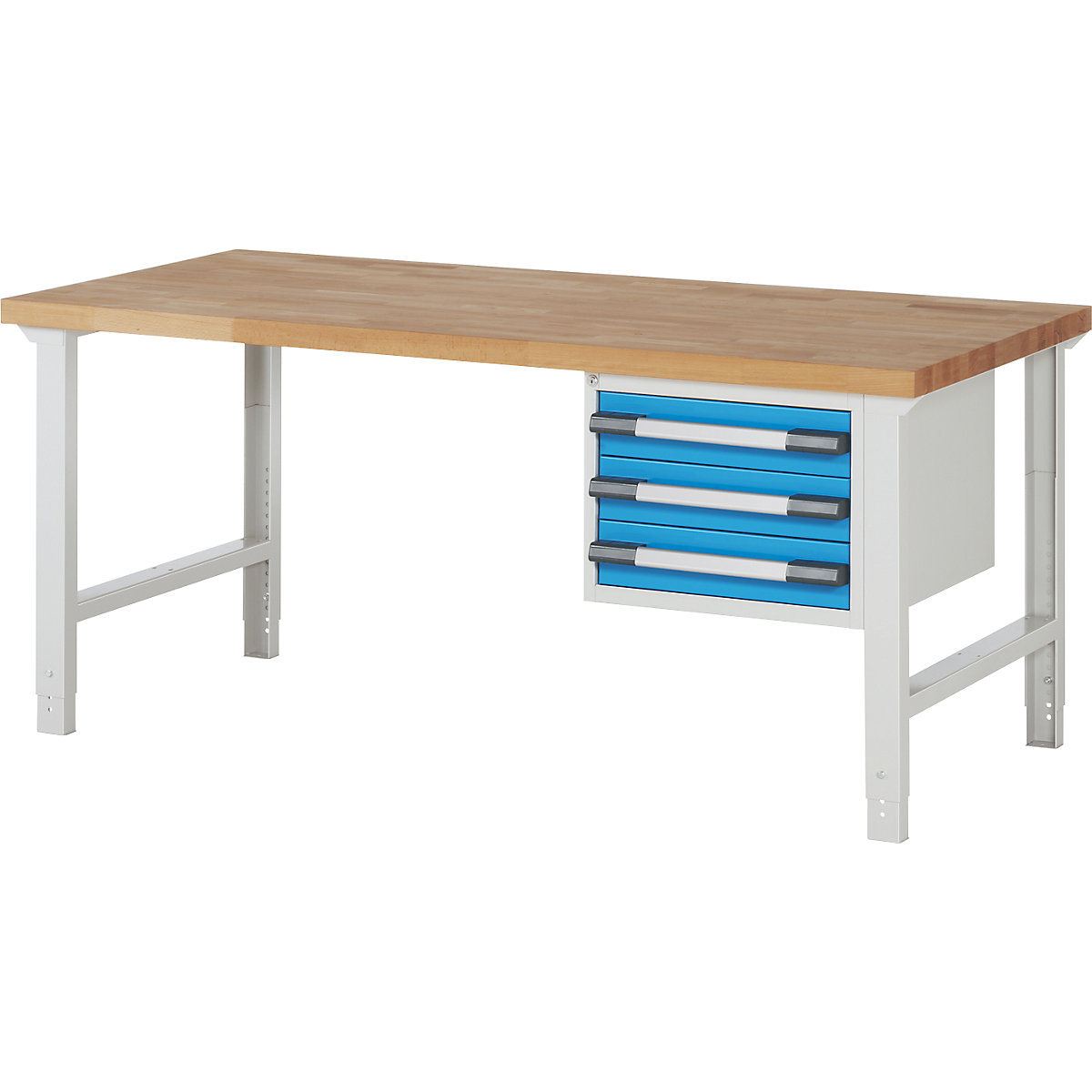 EUROKRAFTpro – Modulna delovna miza, 3 predali, ŠxG 2000 x 900 mm