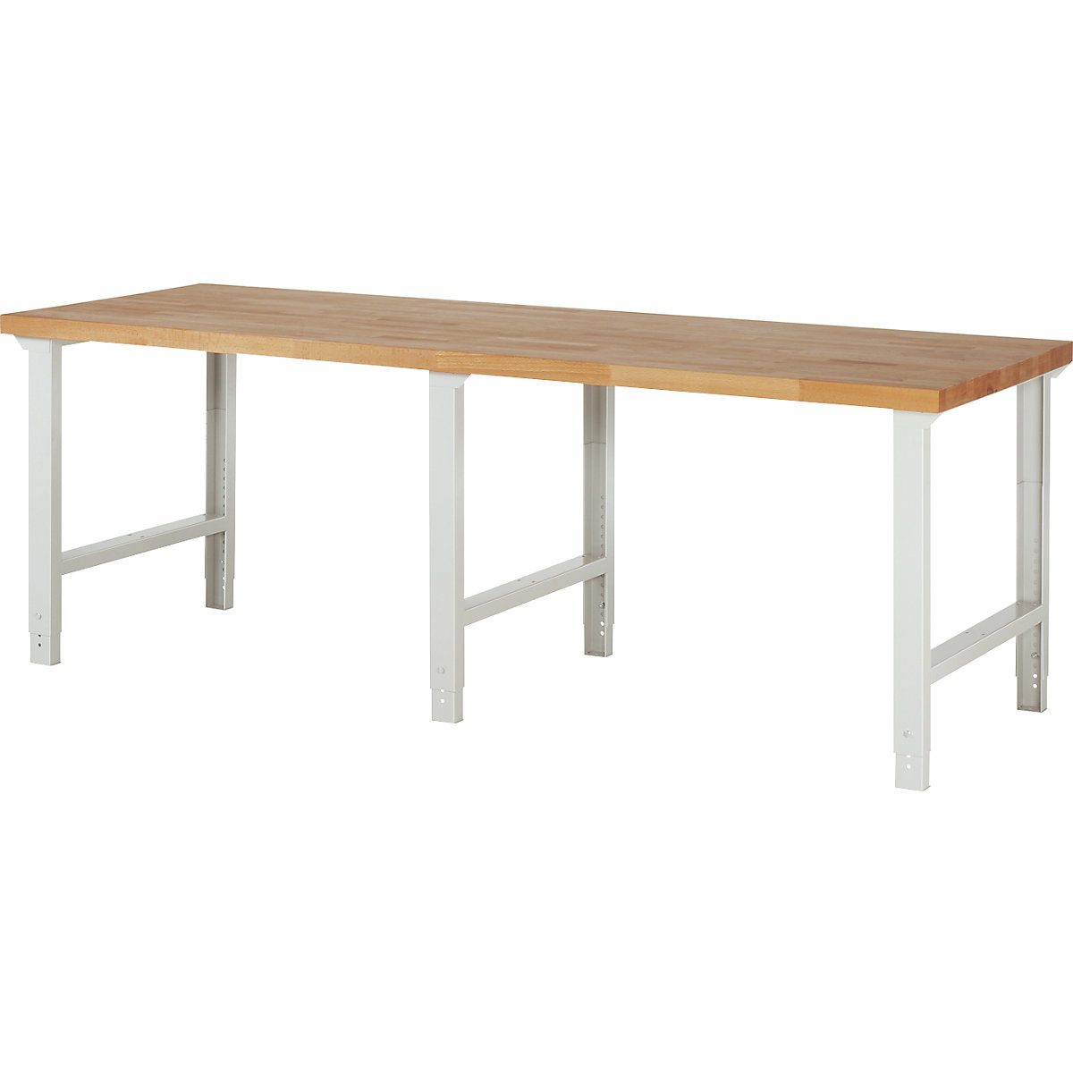 EUROKRAFTpro – Modulna delovna miza, brez spodnjih elementov, zelo široka izvedba, ŠxG 2500 x 900 mm