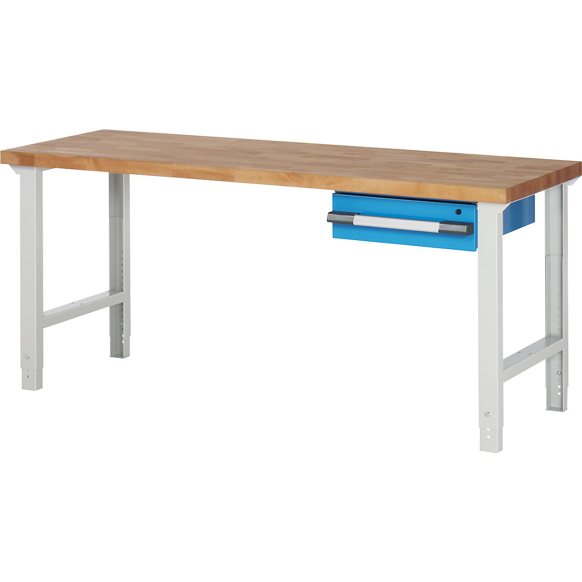 EUROKRAFTpro – Modulna delovna miza, 1 viseč predal, ŠxG 2000 x 700 mm