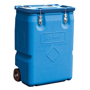 2 tekerlekli tehlikeli madde toplama kutusu