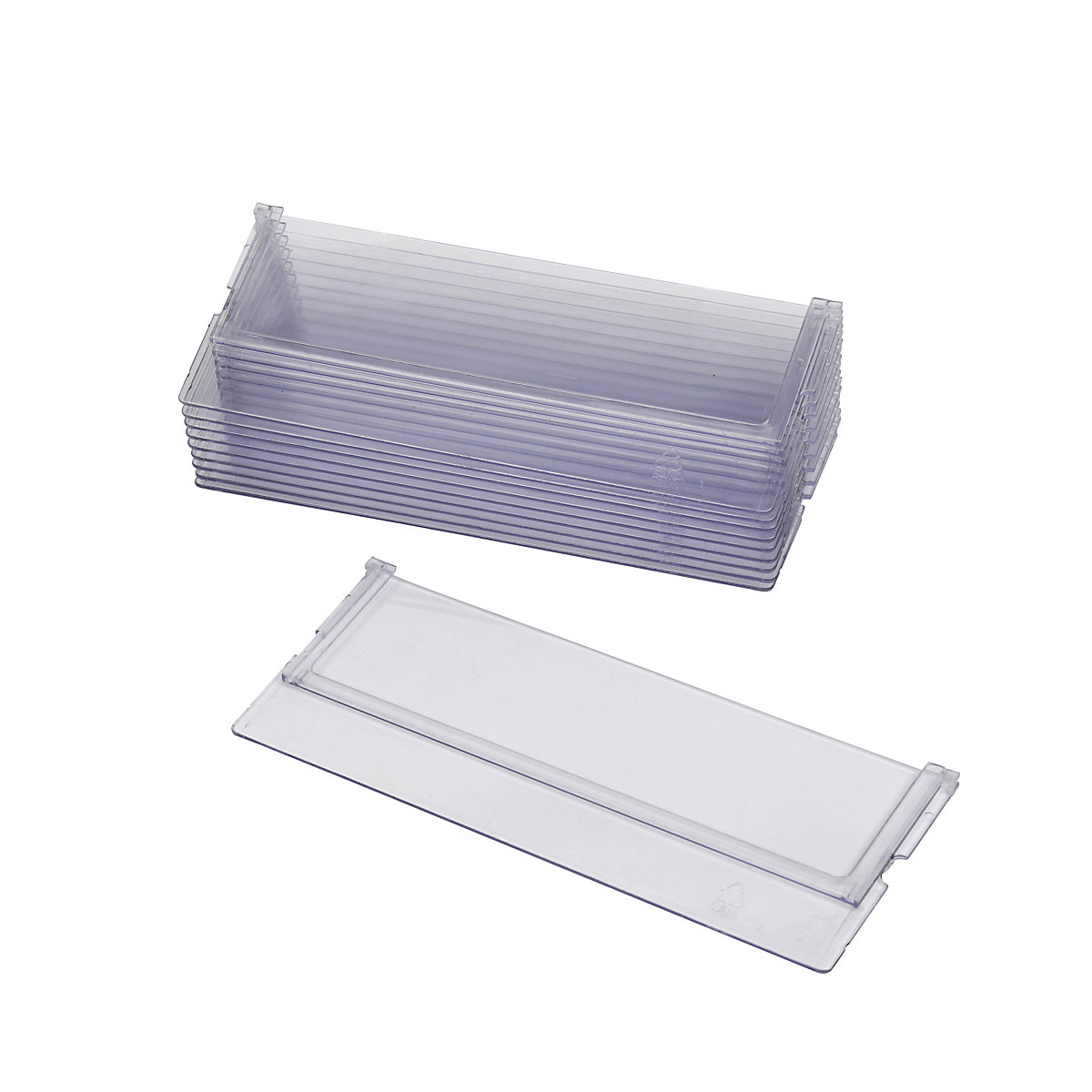 Separator transversal, transparent