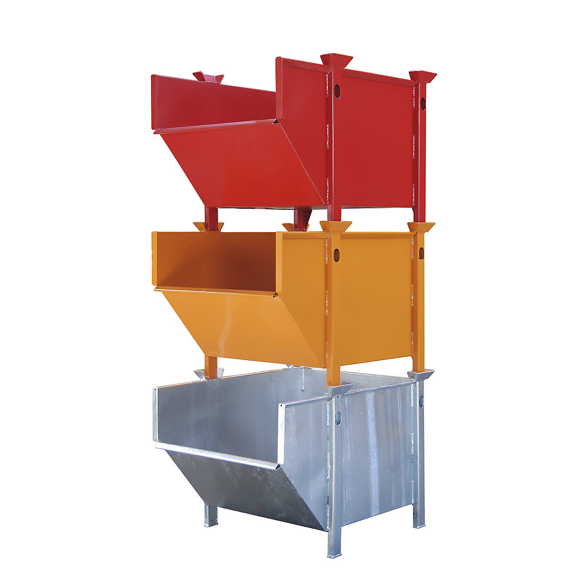 Recipient din tablă de oțel – eurokraft pro (Imagine produs 2)-1