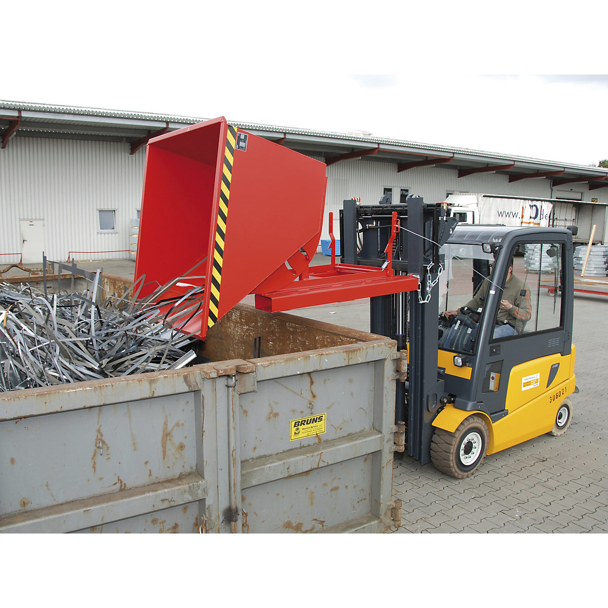 Recipient basculant compact – eurokraft pro (Imagine produs 4)-3