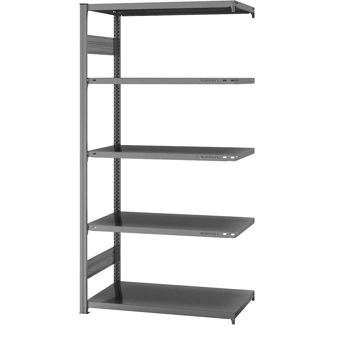 Raft cu inserare, construcție ușoară – eurokraft pro, cu două laturi, î. x lăț. x ad. 2000 x 1000 x 600 mm, zincat, raft adițional-66