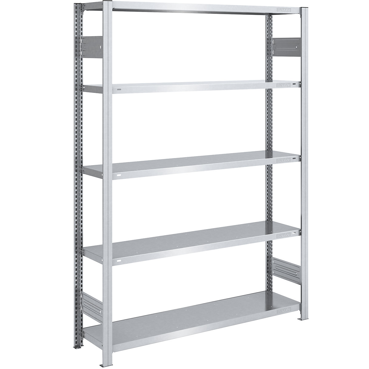 Raft cu inserare, construcție ușoară – eurokraft pro, cu două laturi, î. x lăț. x ad. 2000 x 1300 x 400 mm, zincat, raft de bază-53