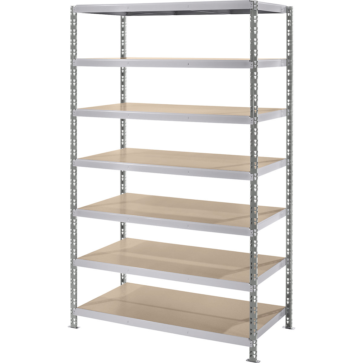 Raft mare cu inserare, cu polițe din placă fibrolemnoasă