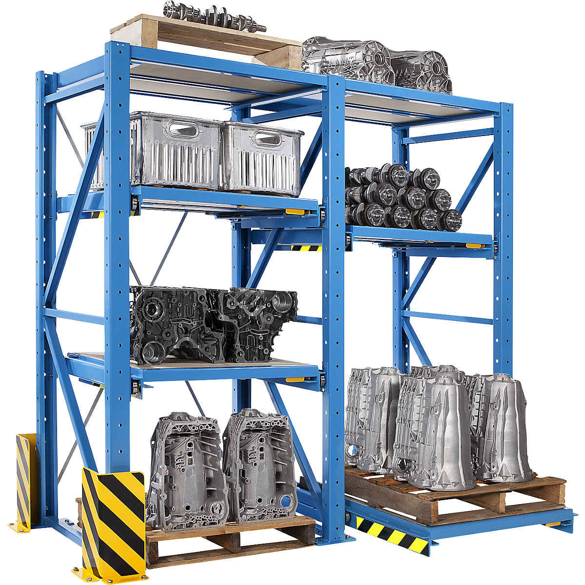 Dulap cu polițe extractibile pentru sarcini grele – LISTA (Imagine produs 2)-1