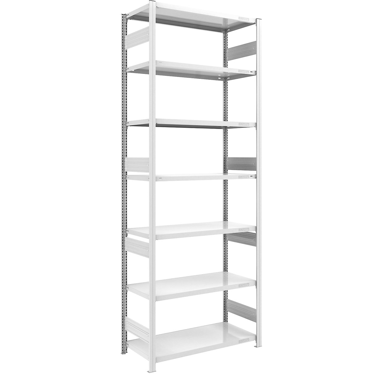 Raft cu inserare pentru sarcini grele – eurokraft pro, cu două laturi, î. x lăț. x ad. 3000 x 1000 x 600 mm, gri, raft de bază-19