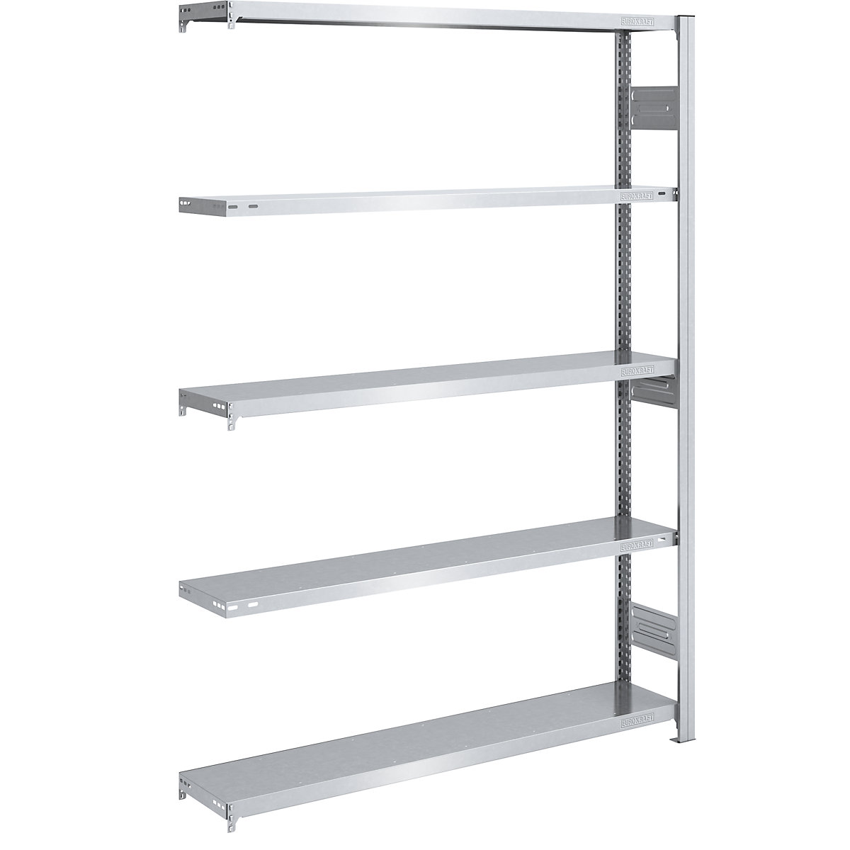 Raft cu inserare pentru sarcini grele – eurokraft pro, cu două laturi, î. x lăț. x ad. 2000 x 1300 x 300 mm, zincat, raft adițional-87