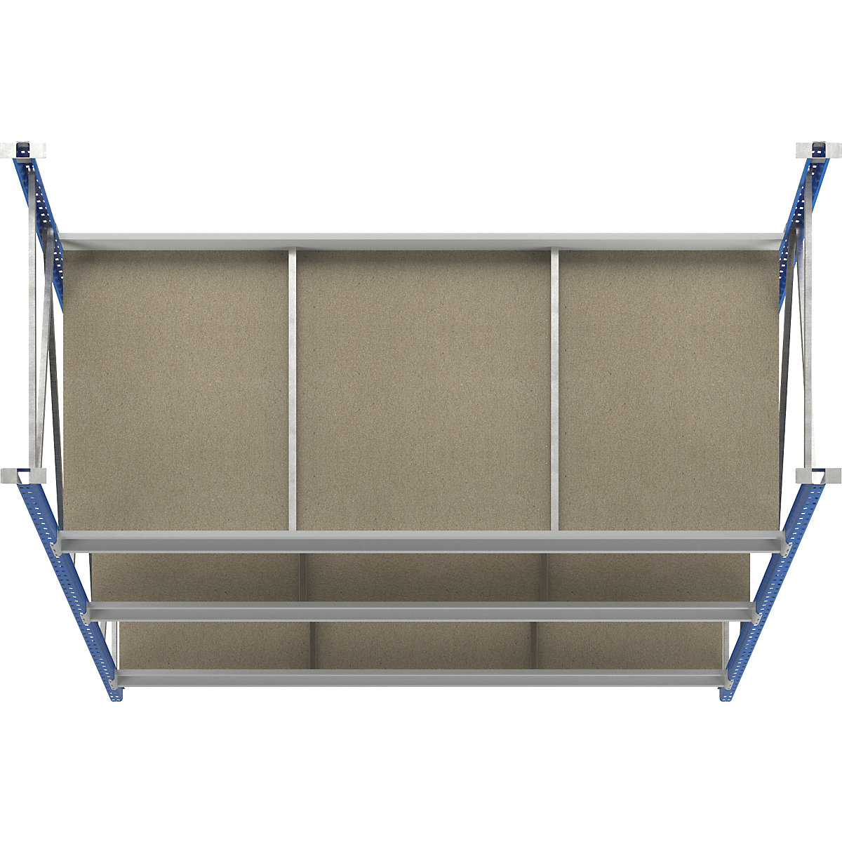 Raft cu polițe mari din PAL pentru sarcini ridicate – Manorga (Imagine produs 9)-8