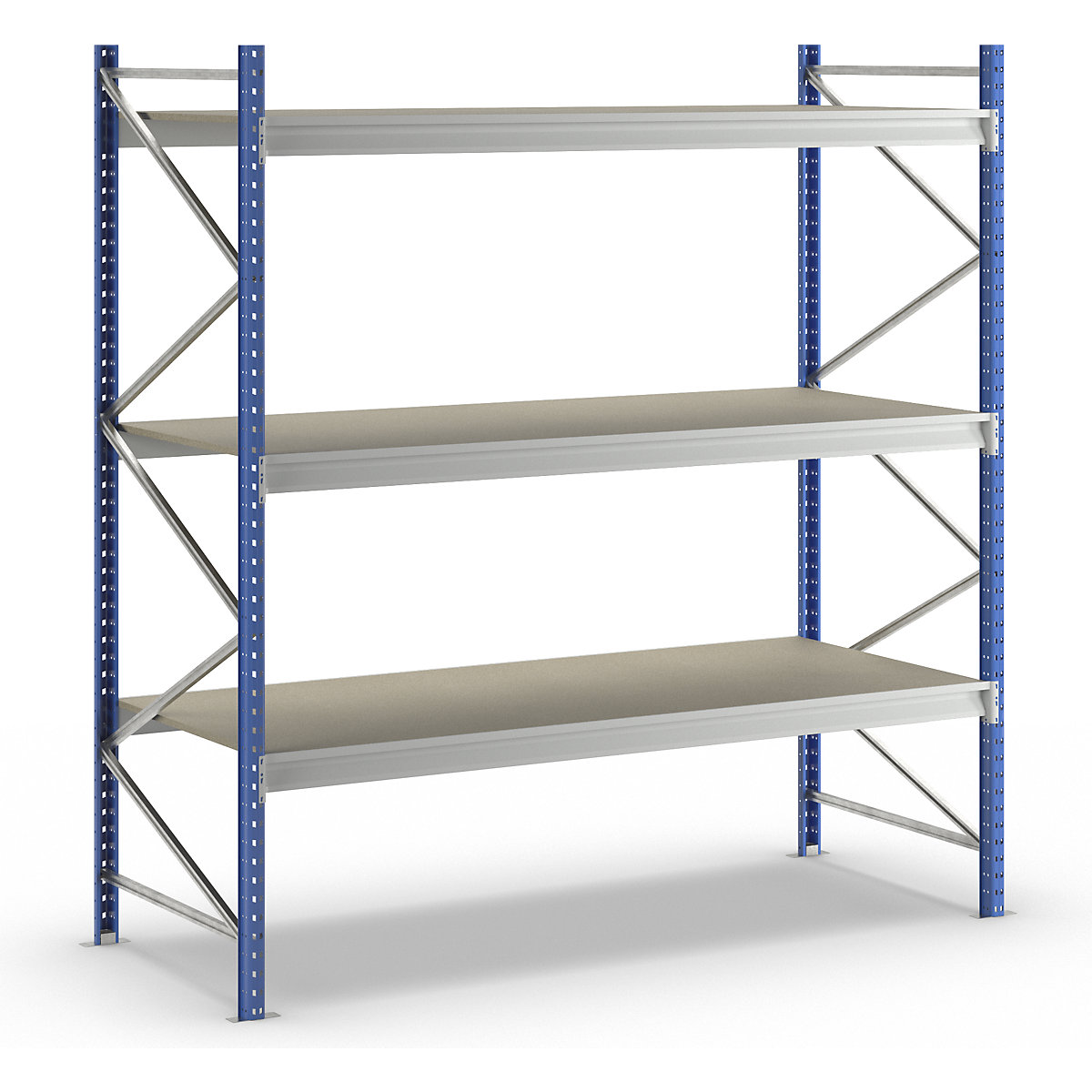 Raft cu polițe mari din PAL pentru sarcini ridicate – Manorga (Imagine produs 11)-10