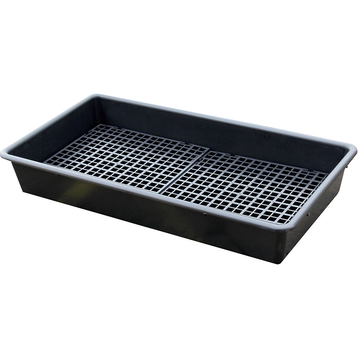 Vană din PE universală pentru recipiente mici, fără autorizație, volum 64,5 l, cu grătar din PE
