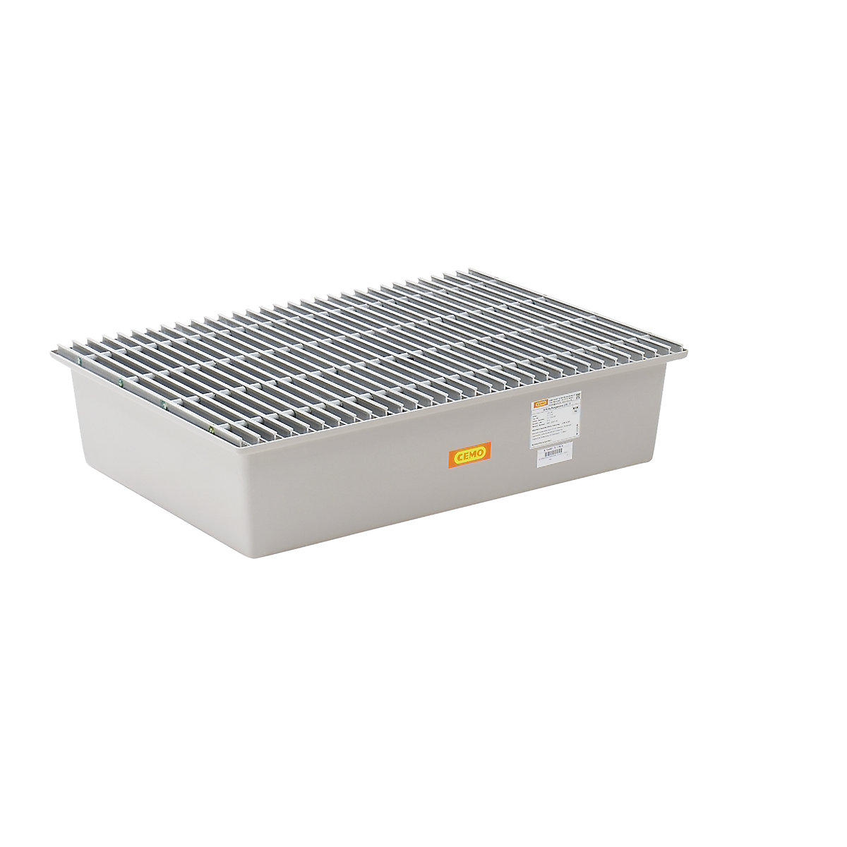 Vană de captare pentru podea, din plastic armat cu fibră de sticlă – CEMO (Imagine produs 2)-1