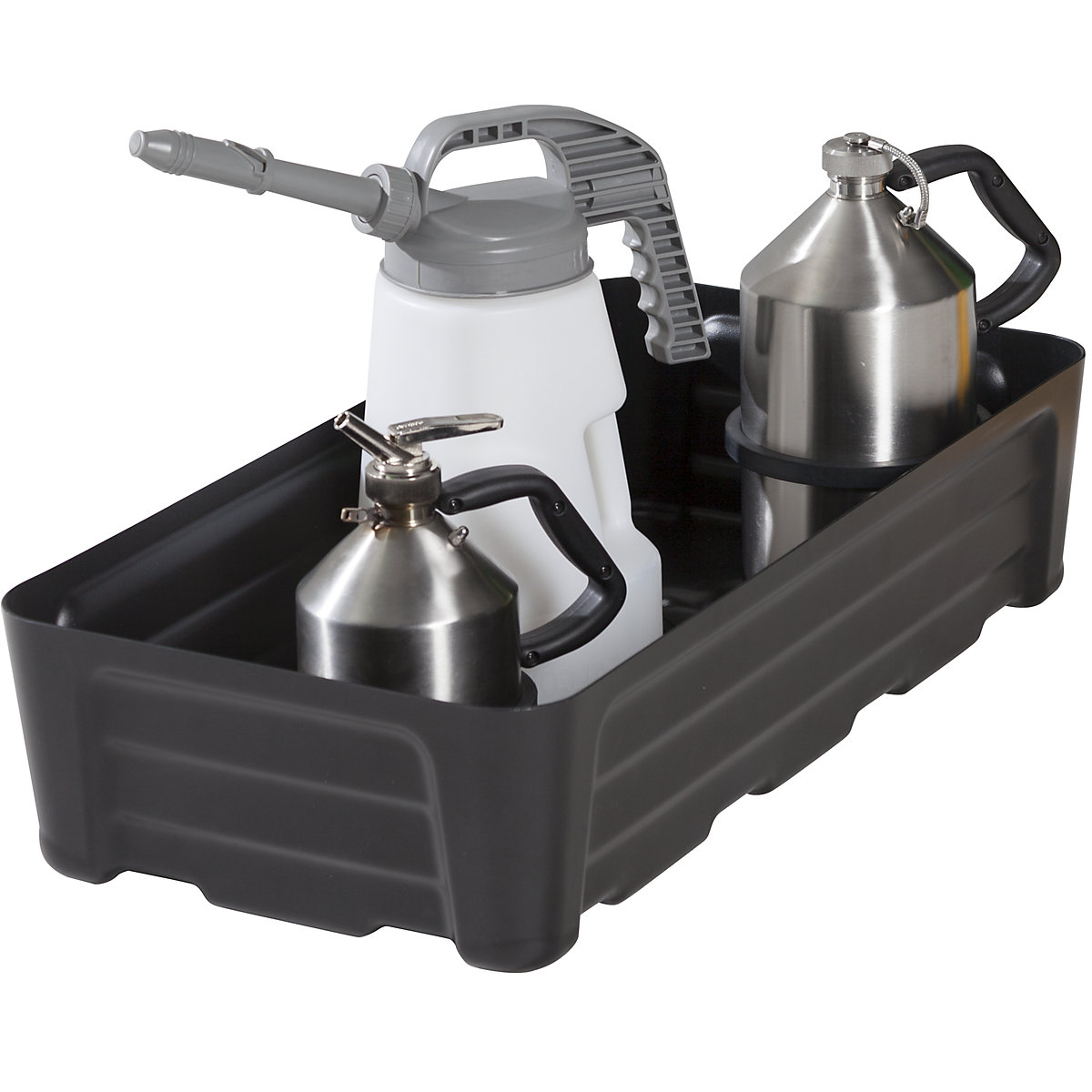 Vană din PE universală pentru recipiente mici – eurokraft pro (Imagine produs 2)-1