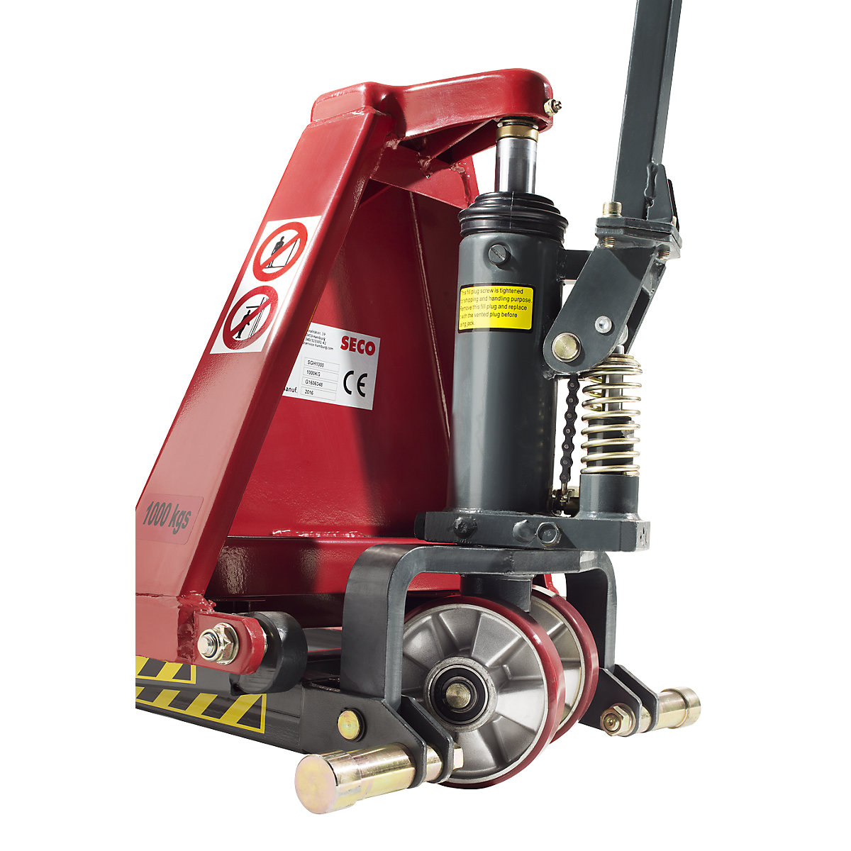 Carrello elevatore a pantografo, idraulica manuale – eurokraft basic (Foto prodotto 5)-4