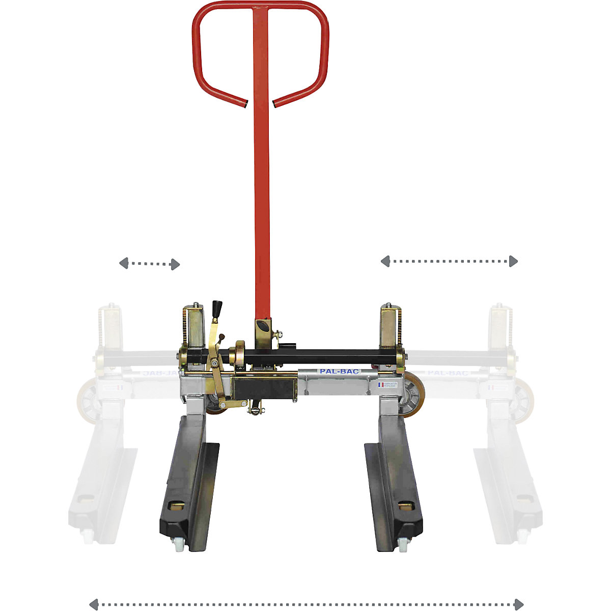 Transpallet regolabile Palbac