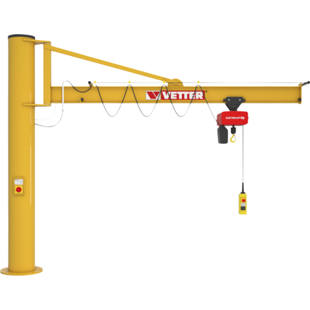 Gru a colonna con braccio girevole PRAKTIKUS PS