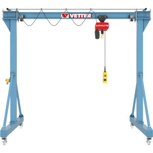 Gru a portale in acciaio PA