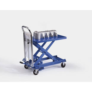 Carrello di sollevamento con piattaforma