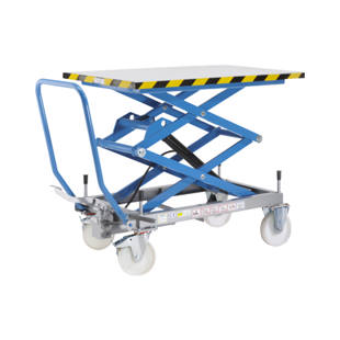 Piano di sollevamento a pantografo doppio