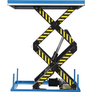 Piano di sollevamento a pantografo doppio