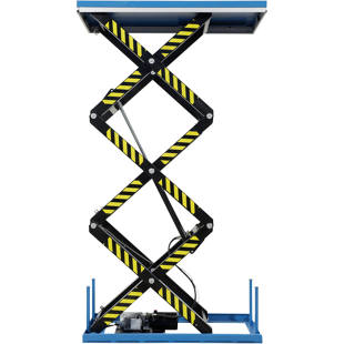 Piattaforma a triplo pantografo