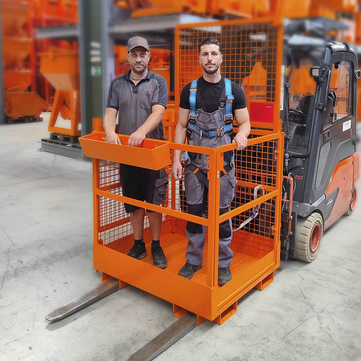 Cestello da lavoro, per carrello elevatore – Eichinger (Foto prodotto 6)-5