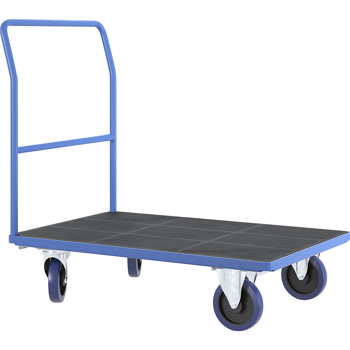 Carrello a pianale con impugnatura tubolare – eurokraft pro (Foto prodotto 6)-5