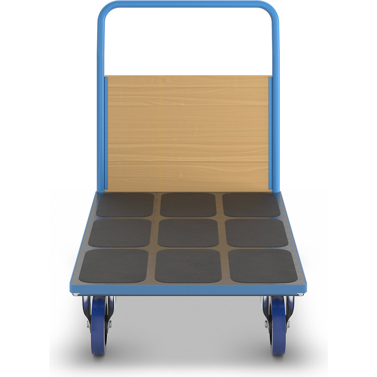 Carrello a pianale con sponde in legno – eurokraft pro (Foto prodotto 4)-3