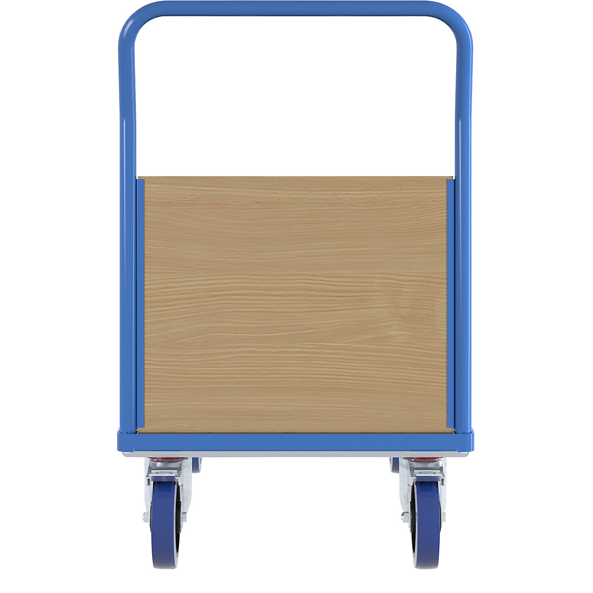 Carrello a pianale con sponde in legno – eurokraft pro (Foto prodotto 2)-1