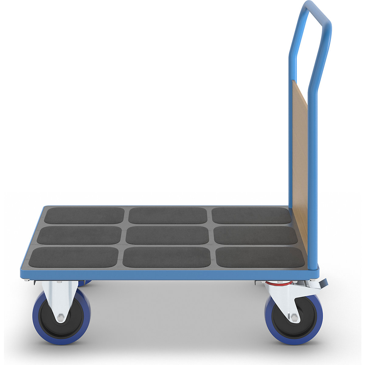 Carrello a pianale con sponde in legno – eurokraft pro (Foto prodotto 8)-7