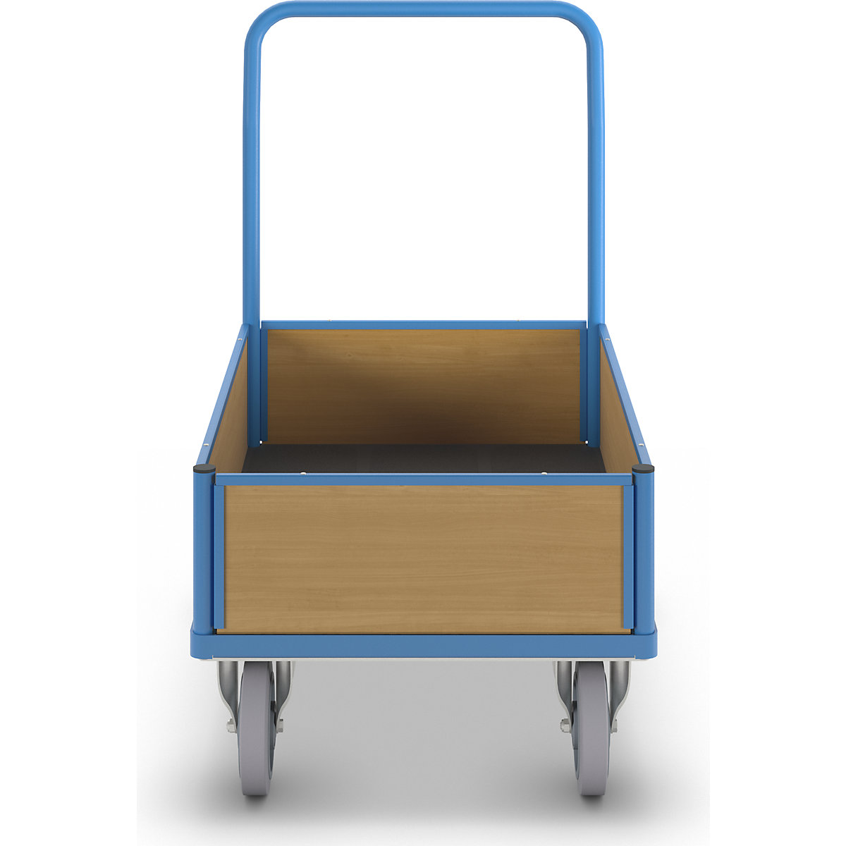 Carrello a pianale con sponde in legno – eurokraft pro (Foto prodotto 9)-8