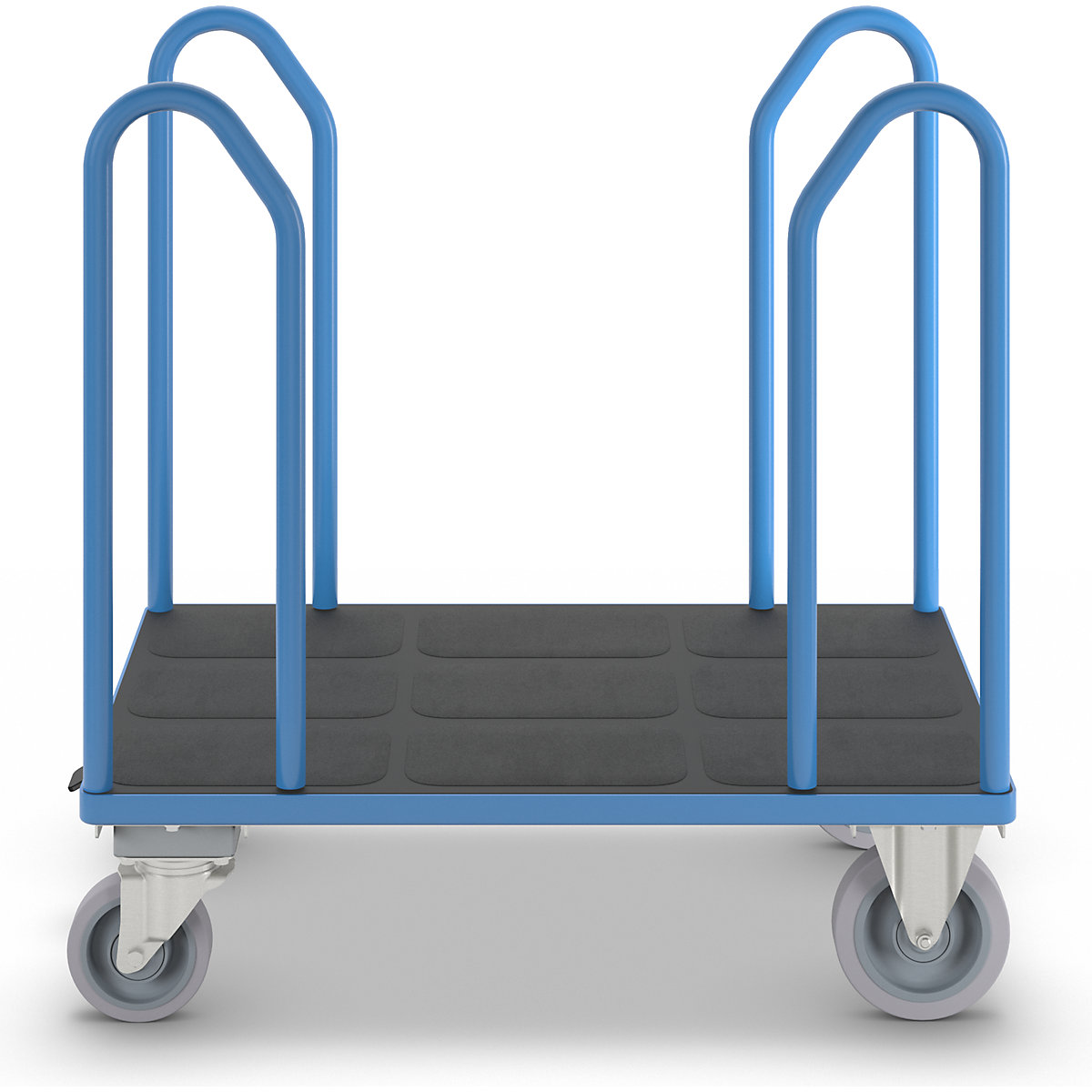 Carrello a pianale con staffe laterali – eurokraft pro (Foto prodotto 7)-6