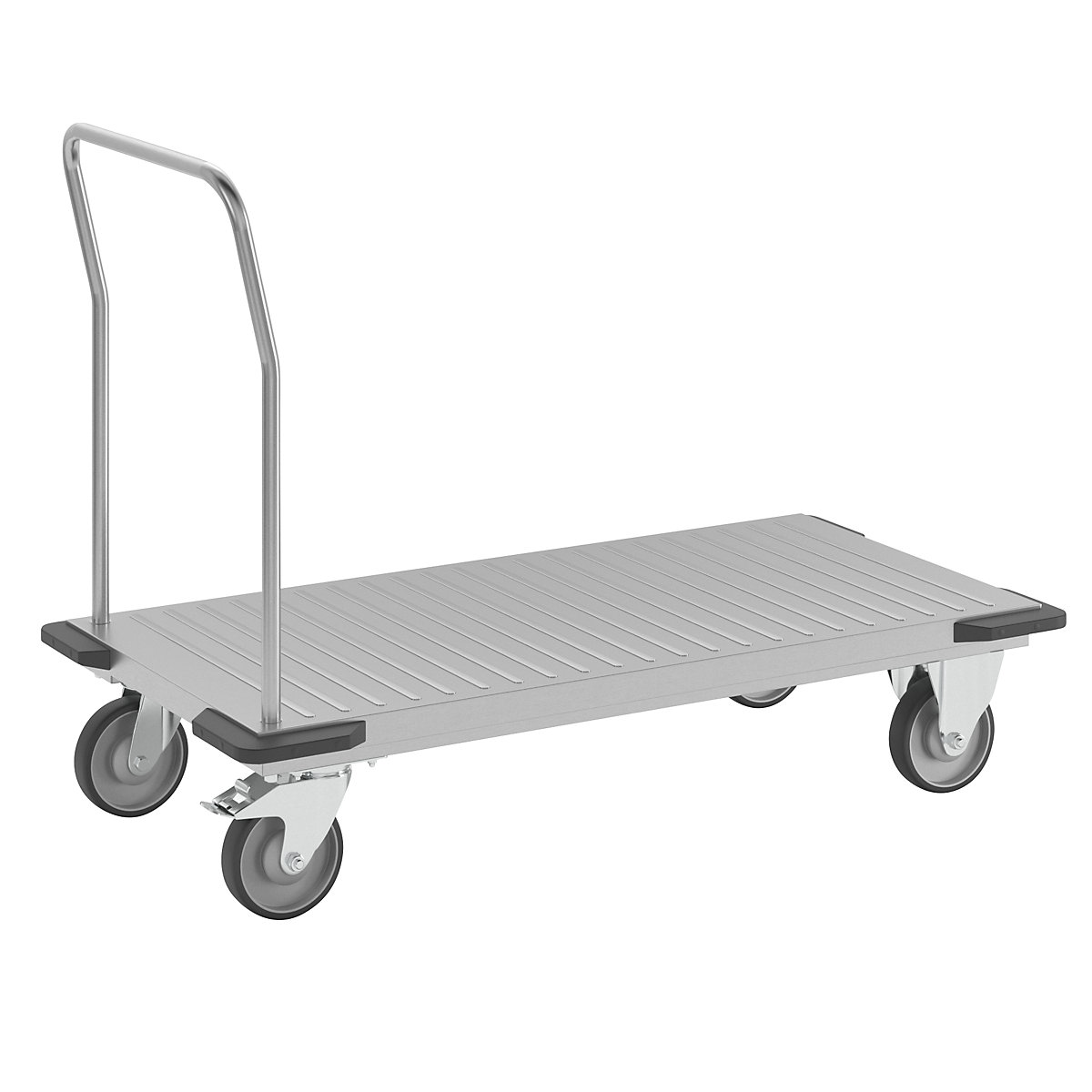 Carrello a pianale in acciaio inox - eurokraft pro