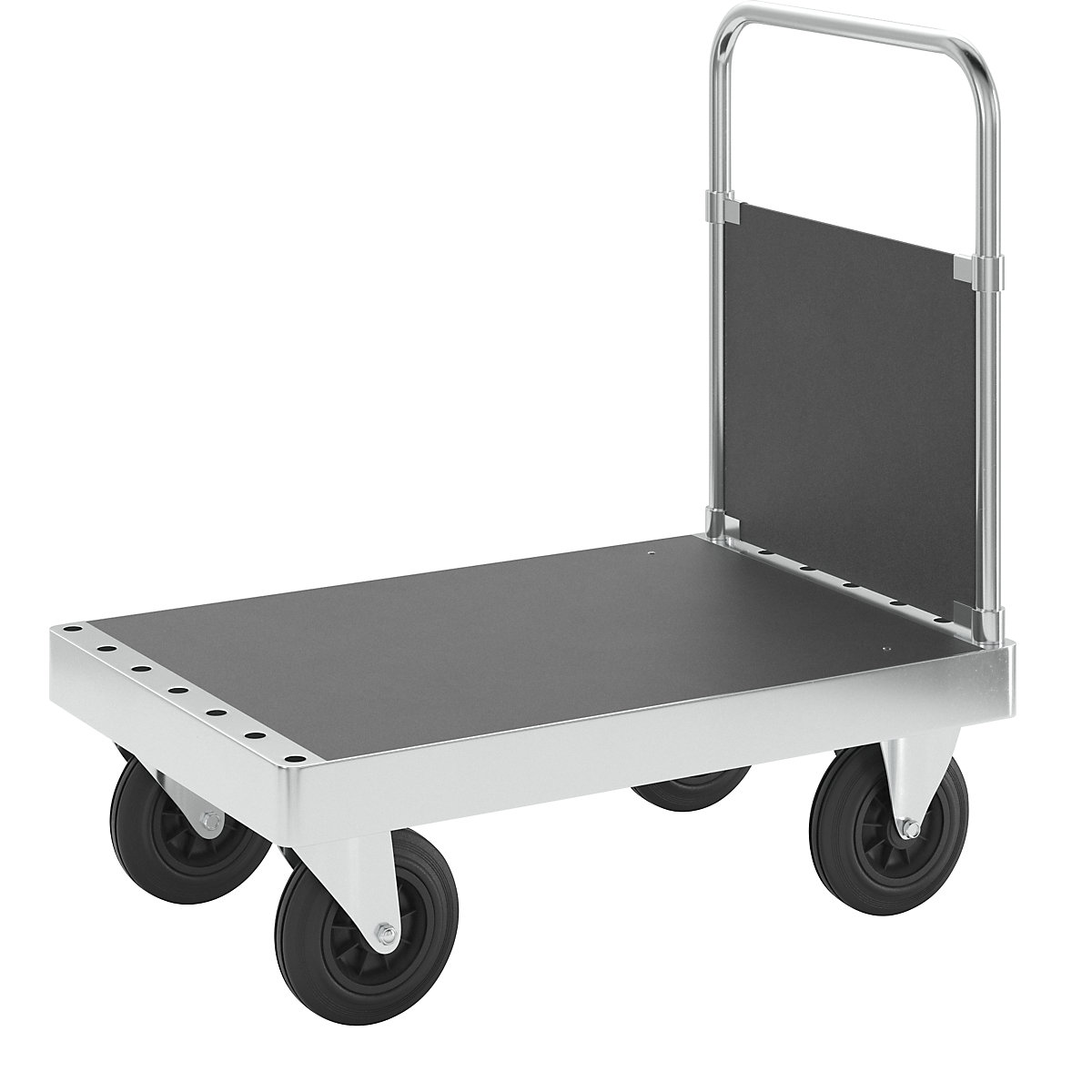 Carrello a pianale zincato JUMBO – Kongamek