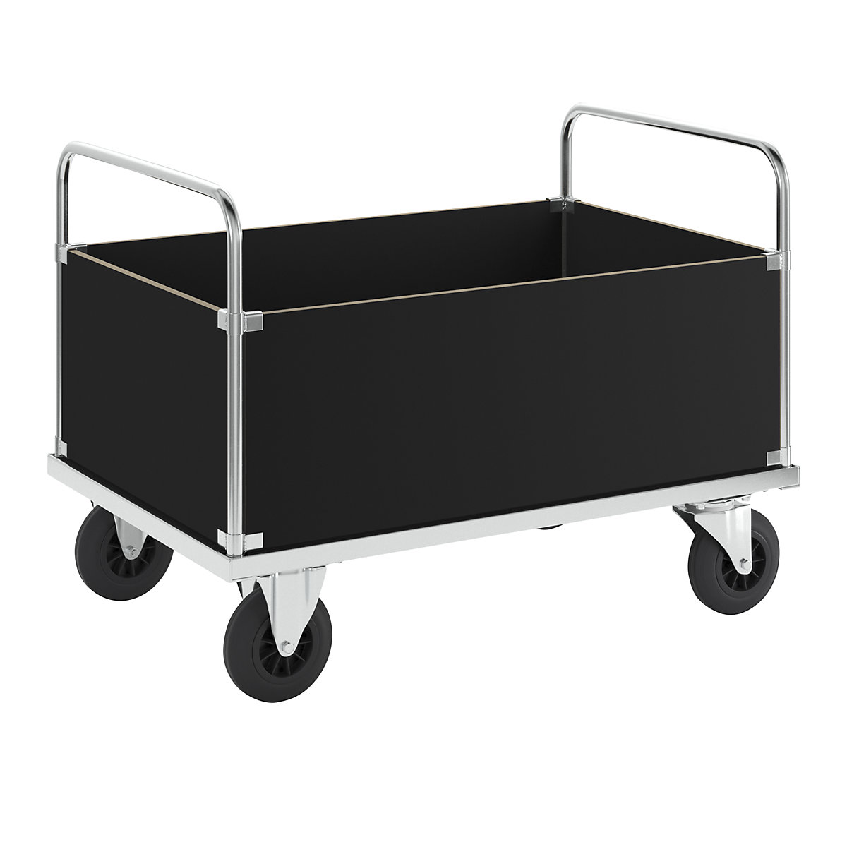 Carrello zincato a pianale – Kongamek