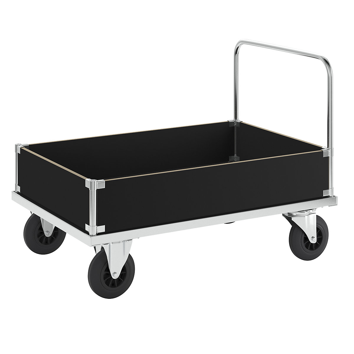 Carrello zincato a pianale – Kongamek