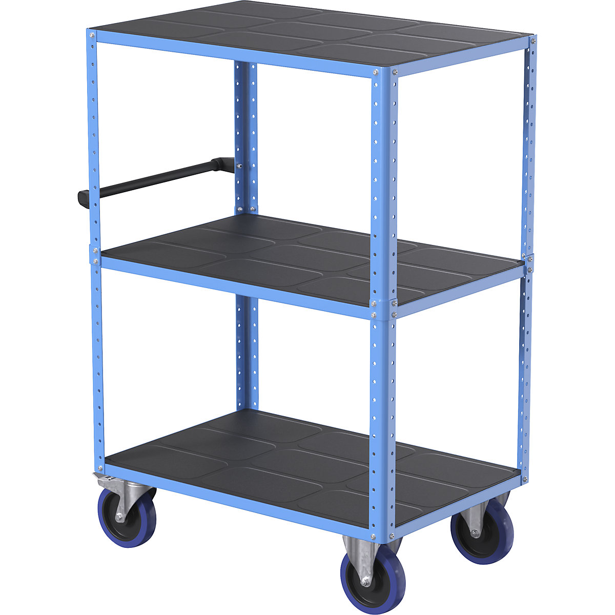 Carrello a ripiani CustomLine, aperto su 4 lati – eurokraft pro (Foto prodotto 18)-17