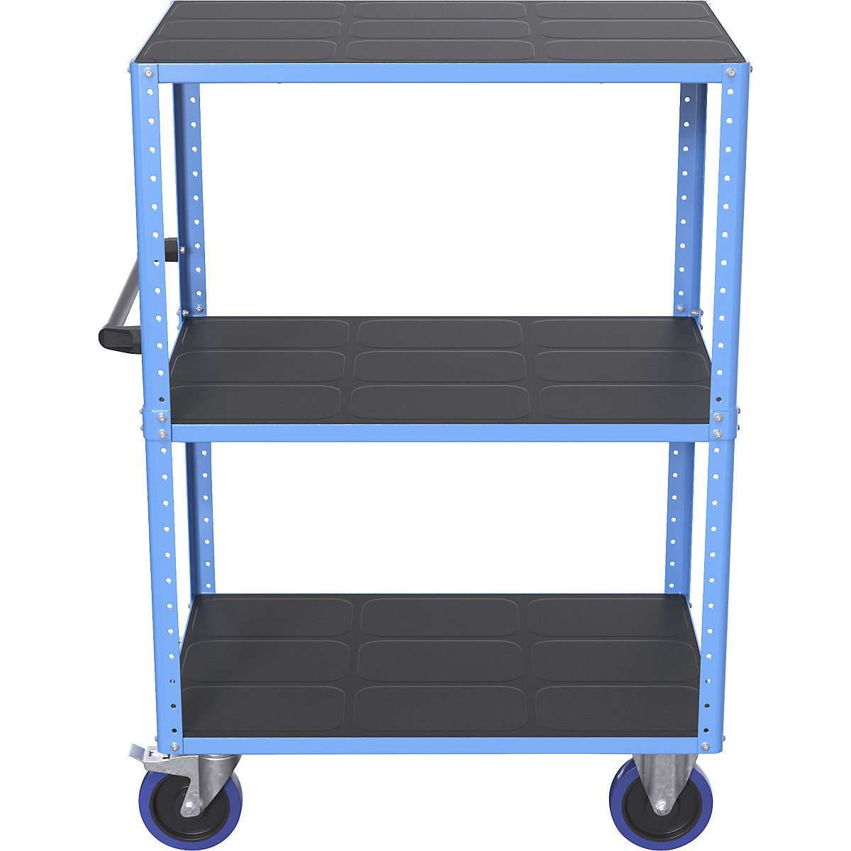 Carrello a ripiani CustomLine, aperto su 4 lati – eurokraft pro (Foto prodotto 19)-18