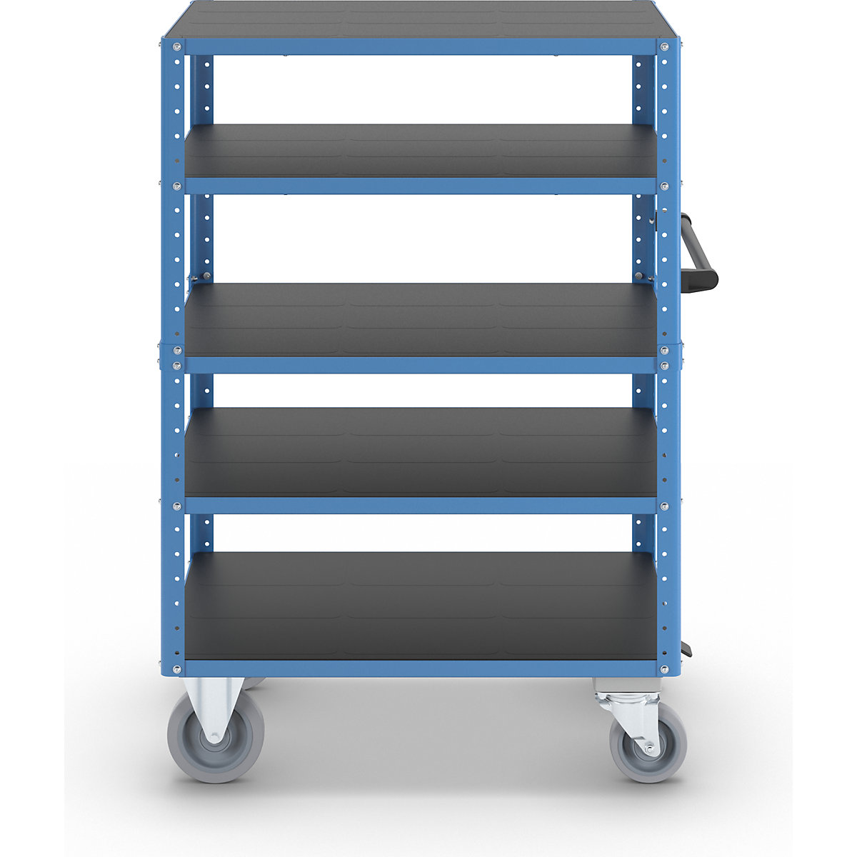 Carrello a ripiani CustomLine, aperto su 4 lati – eurokraft pro (Foto prodotto 5)-4