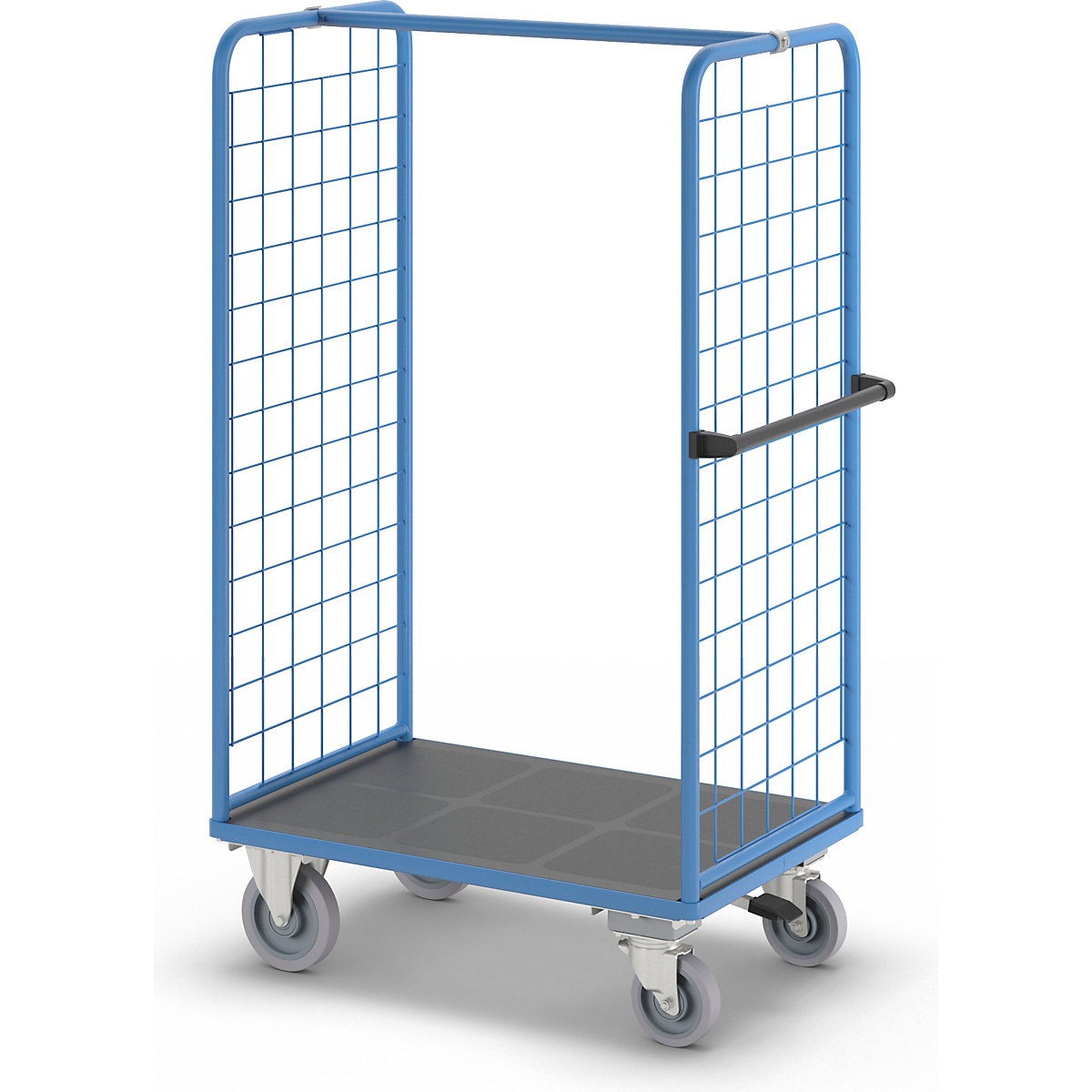 Carrello a ripiani con sponde grigliate – eurokraft pro (Foto prodotto 6)-5