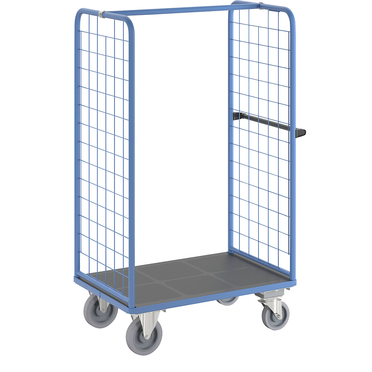 Carrello a ripiani con sponde grigliate – eurokraft pro (Foto prodotto 8)-7