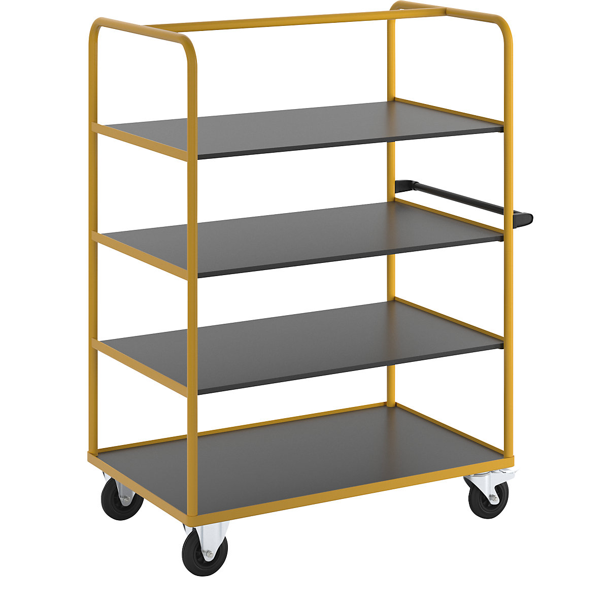 Carrello professionale a scaffale e a ripiani, 3 ripiani, lungh. x largh. x alt. 1350 x 800 x 1750 mm-1